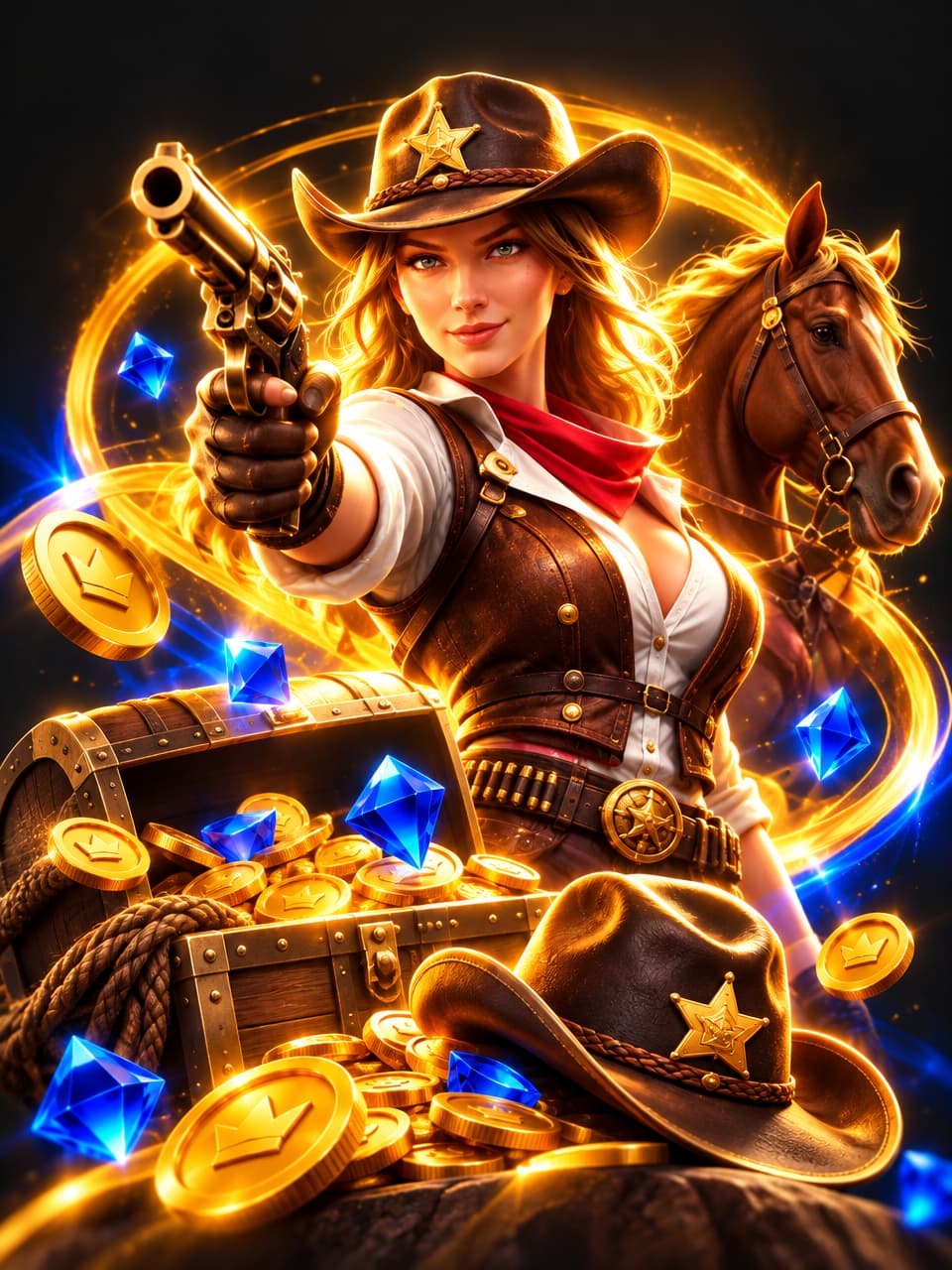 ภาพเกม PG Wild Bounty Showdown ที่ออกแบบใหม่สำหรับ bk898 - บีเค898